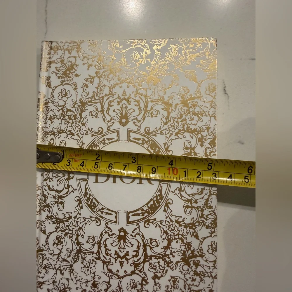 Dior White and Gold Patterned NIB